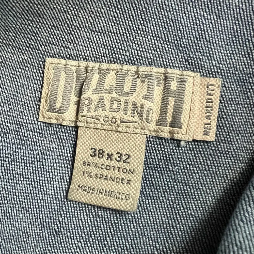 Duluth Trading Men's Carpenter Painters Jeans Size 38X31 Ballroom Flex